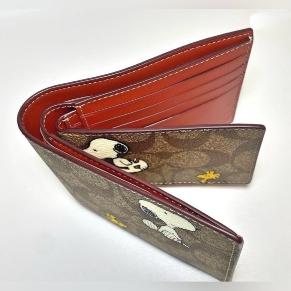 NEW! RARE Coach Peanuts 3 In 1 Wallet With Snoopy Woodstock Purses Designer - Picture 2 of 8